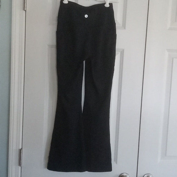 Baleaf Black Girls' Flared Leggings - Picture 3 of 6